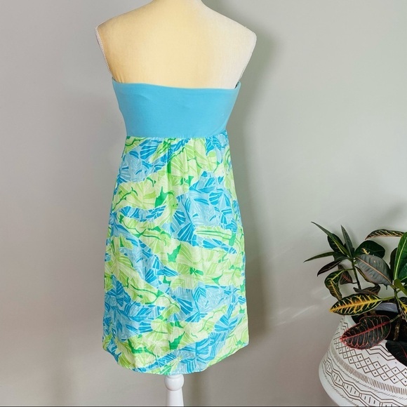 Lilly Pulitzer gators alley strapless dress - Picture 6 of 7